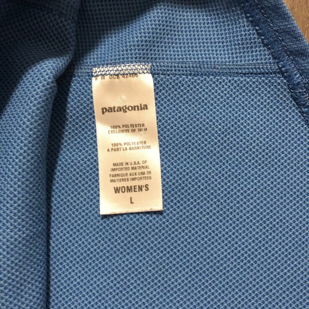 Patagonia Blue Women’s Capilene 2 Long Sleeve Lg - Picture 4 of 9